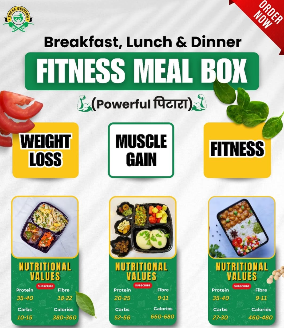 Fitness Meal Box program — Breakfast, Lunch, Dinner at Fuell Station Cafe